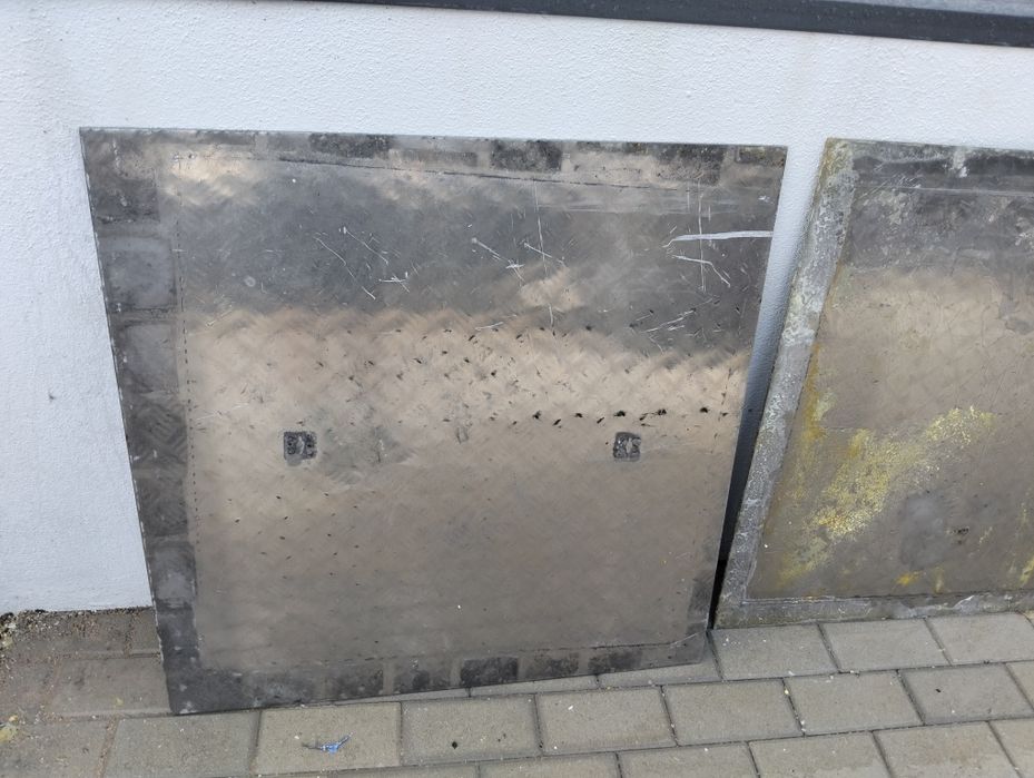 Tampas aço galvanizado 80x80