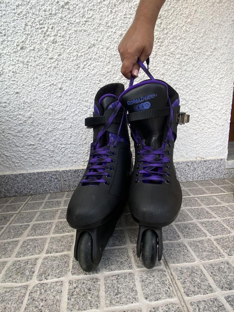 Patins em linha (quase como novos)