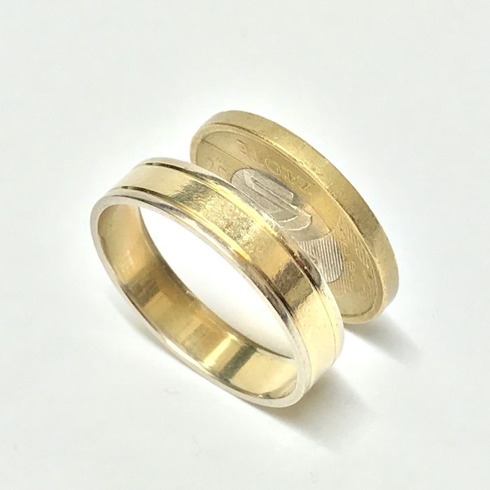 Złota OBRĄCZKA damska 14K piękna bardzo ORYGINALNA r. 24