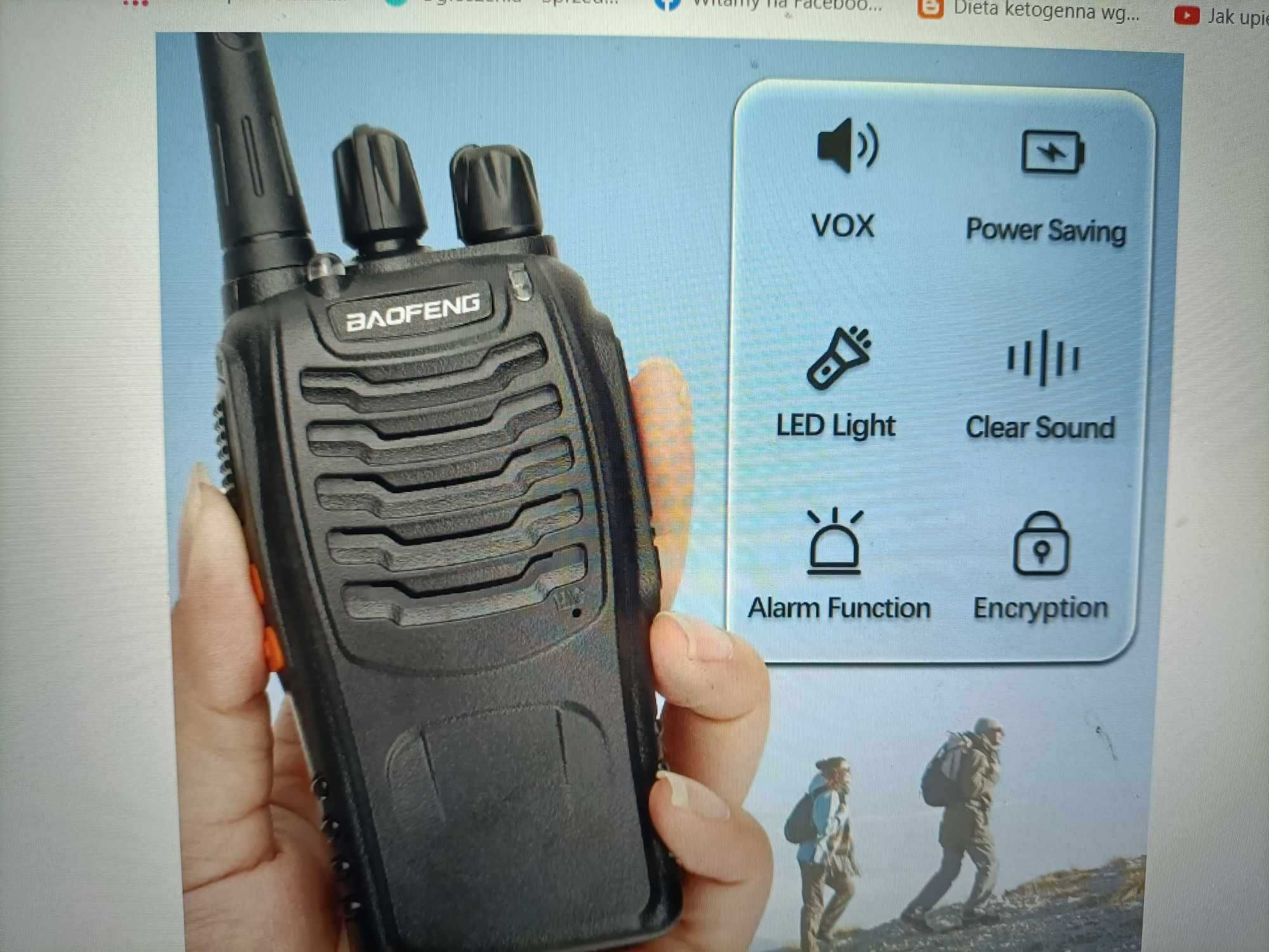 Krótkofalówka Bedee WALKIE TALKIE BF-888S