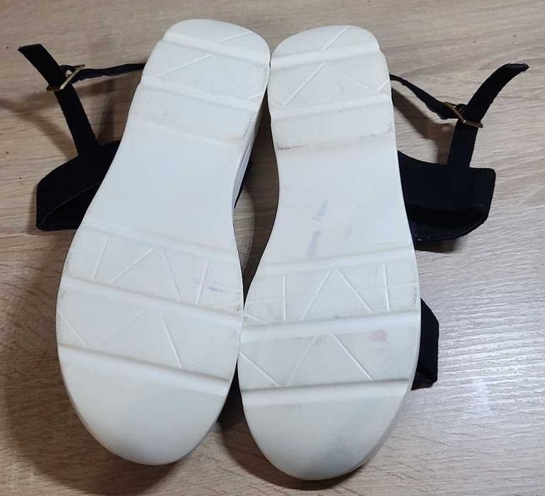 Sandały damskie z tkaniny