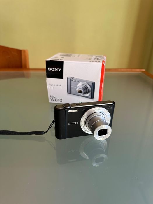 Sony Cybershot DSC-W810 - Caixa original e Acessórios