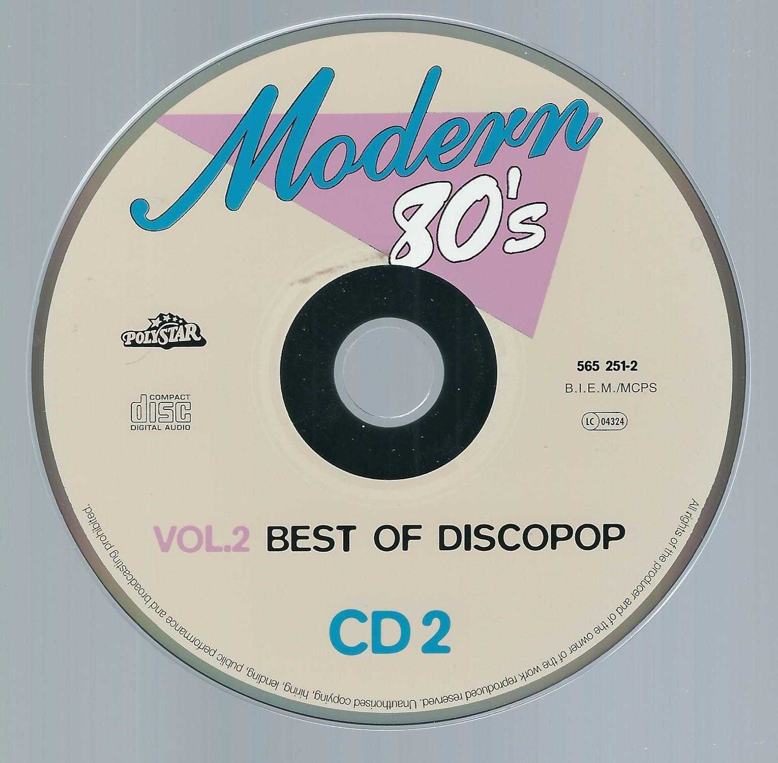 2 CD Modern 80's - The Best Of Discopop Vol. 2 (1999)