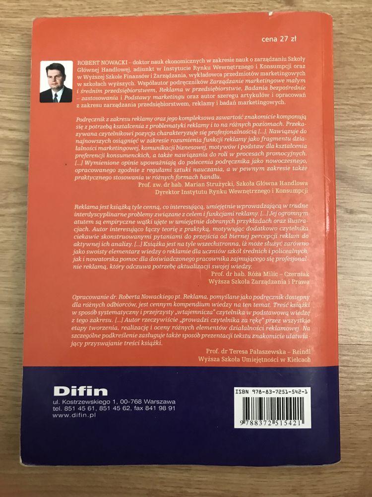 Podręcznik Reklama Difin