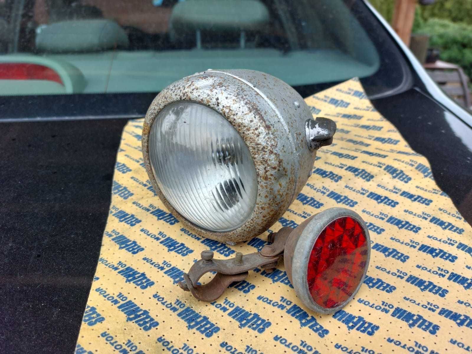 Stare lampy rowerowe