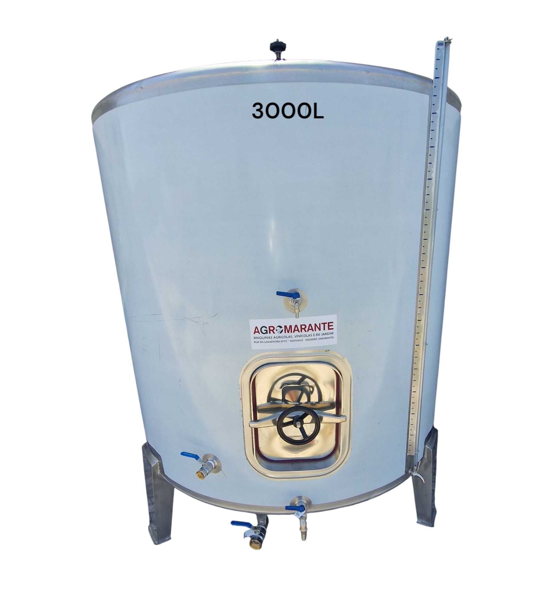 Cuba Inox 3000 Litros 2 Portas