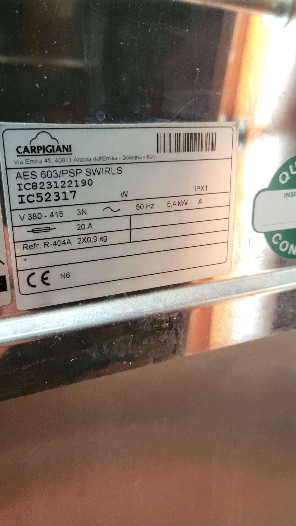 Maszyna do lodów włoskich Carpigiani 603