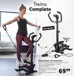 máquina de treino Swing Stepper com expansores