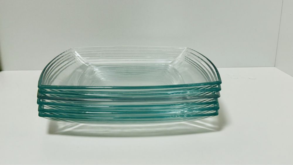 Скляні тарілки 26,5х26,5 см (6шт./наб.) "Tokio"
