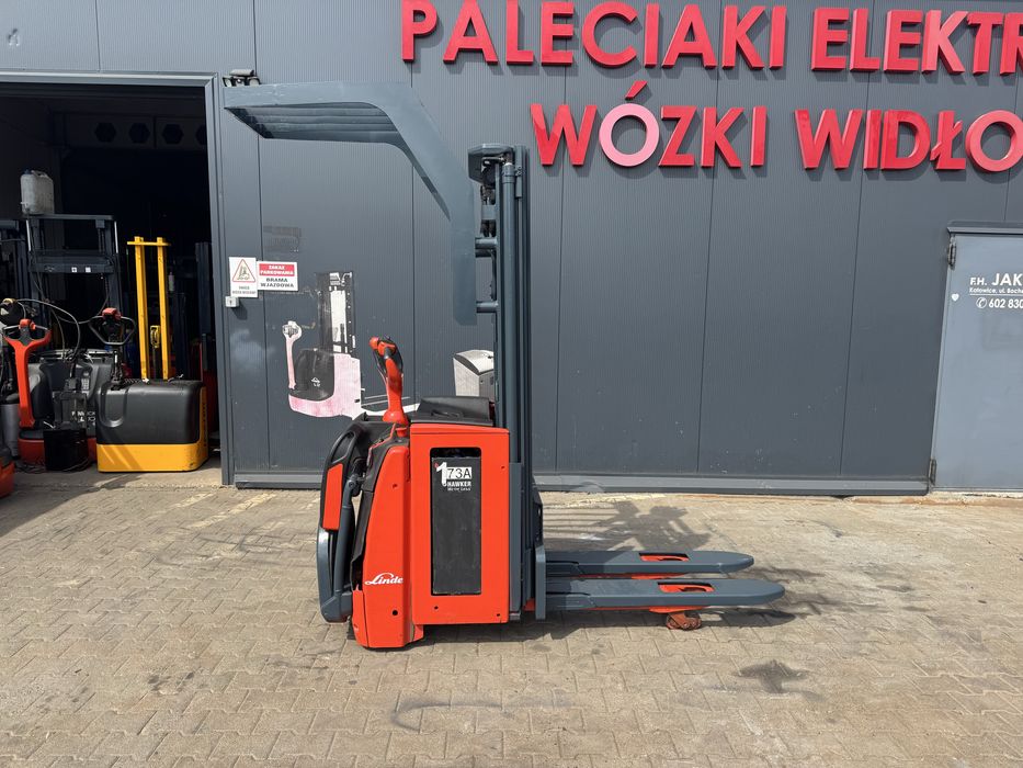 Paleciak elektryczny Linde L 14 Ap 2018 r 480 cm 1400 kg wózek Linde