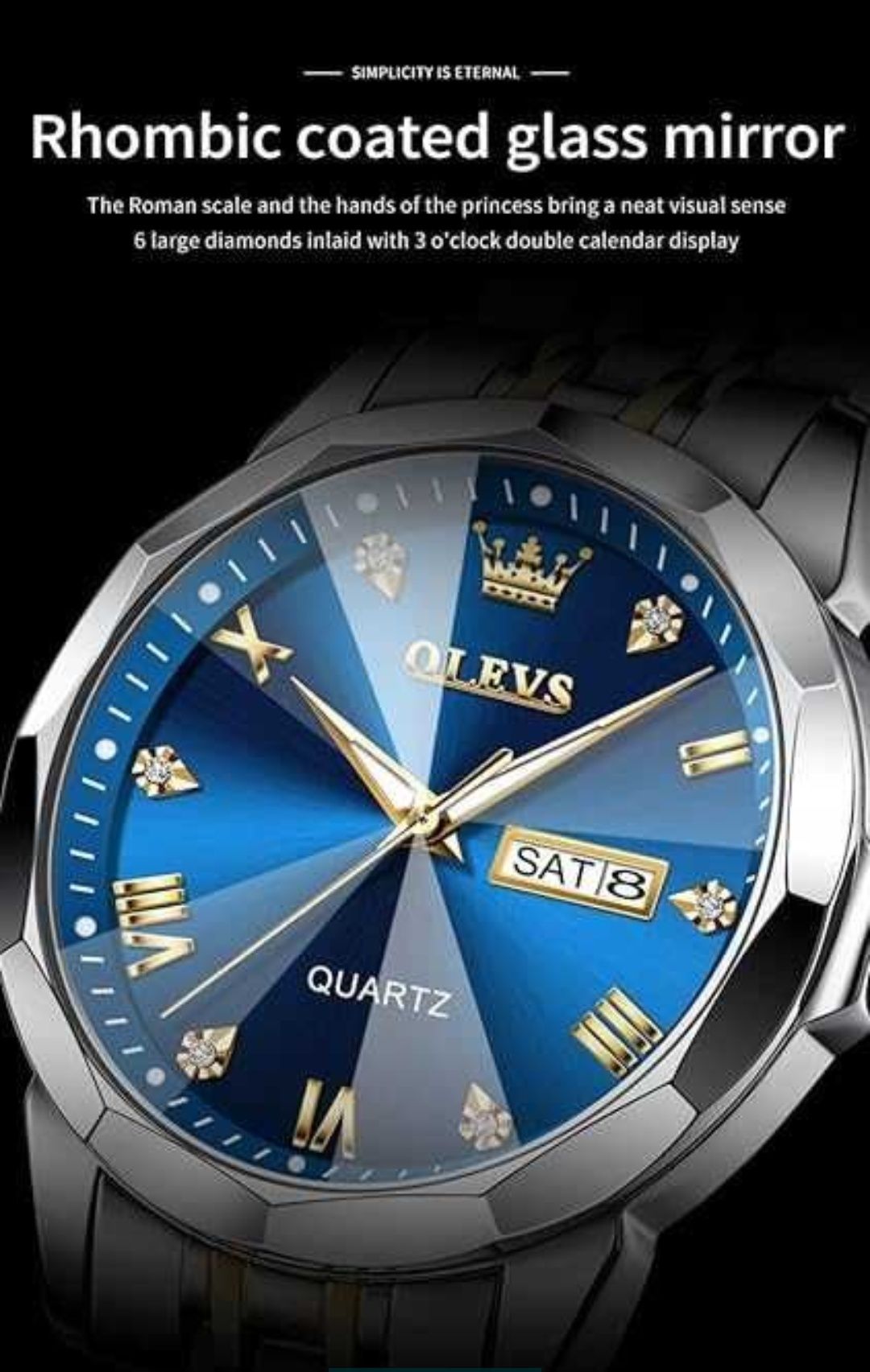 Очень красивые наручные часы OLEVS высокого качества