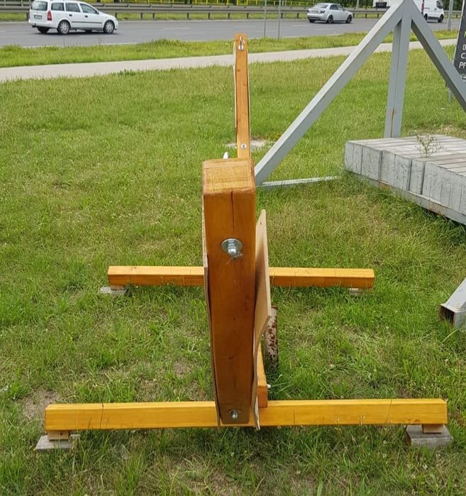 Hamak ogrodowy drewniany