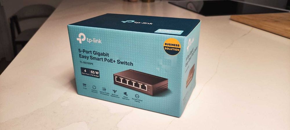 TP-Link TL-SG105PE 5-Port Gigabit Easy Smart Switch PoE