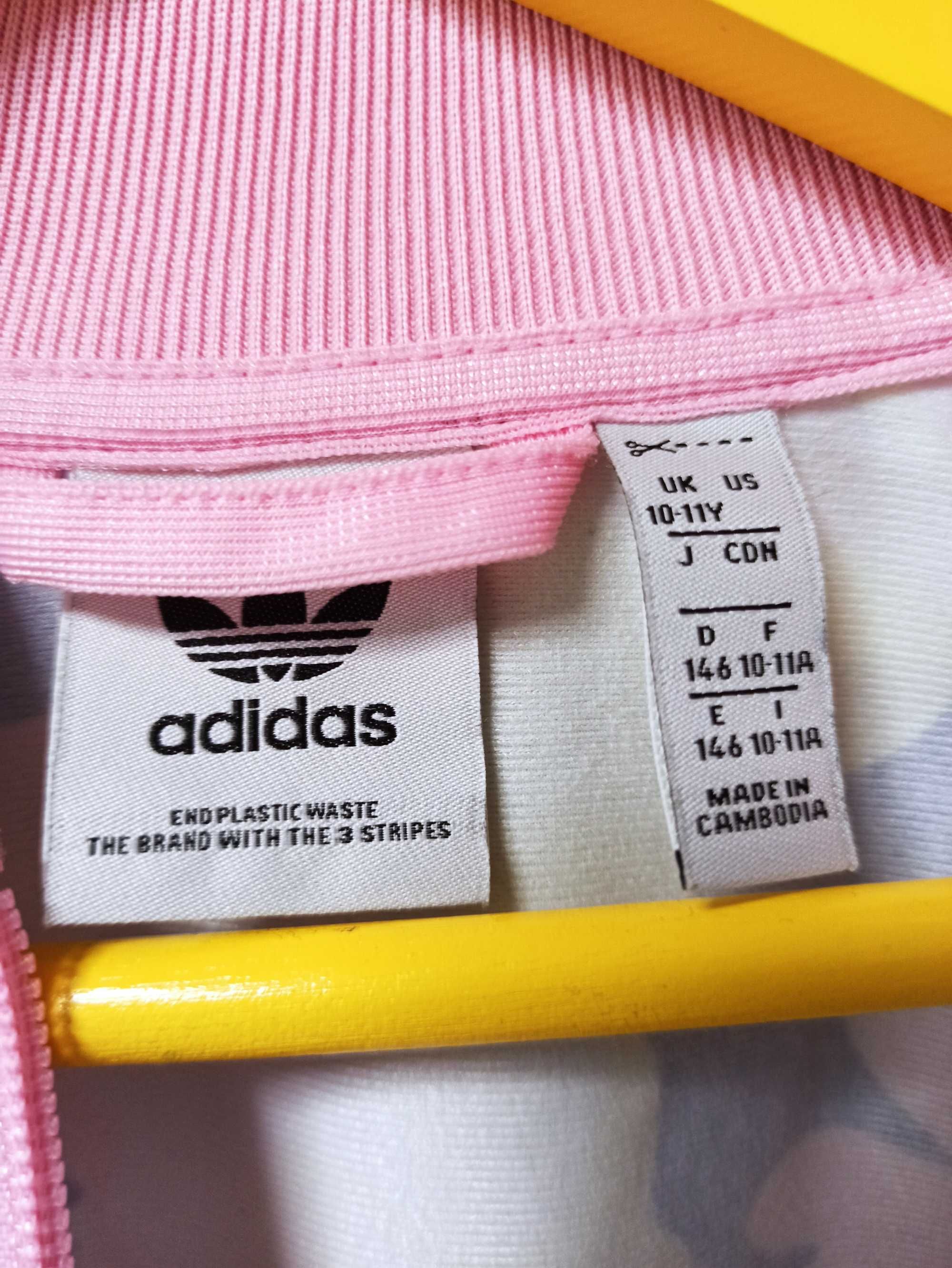 Олимпийка спортивная кофта Adidas для девочки, размер 146, оригинал