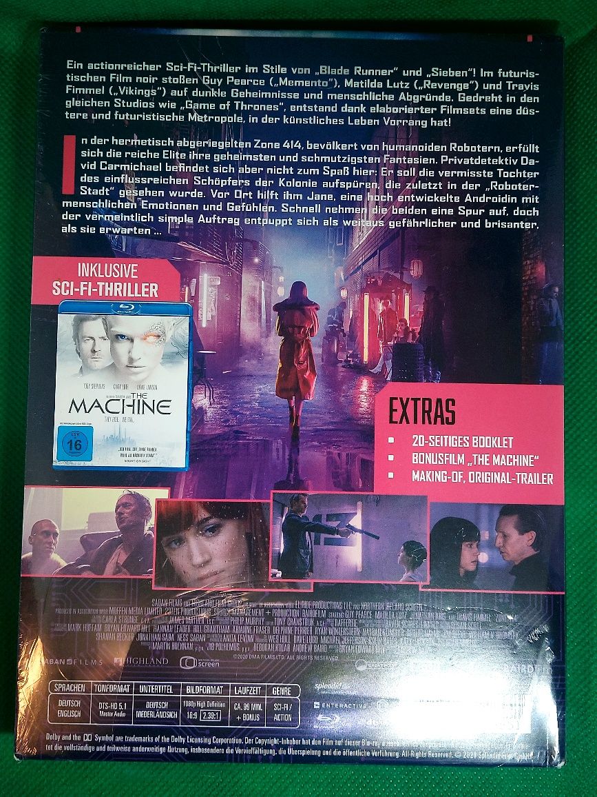 Zone 414 City of Robots + The Machine  Blu-ray