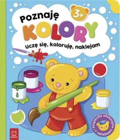 Poznaję kolory. Uczę się, koloruję, naklejam - Sylwia Kajdana