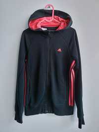 Adidas bluza dla dziewczynki roz 153 cm czarna