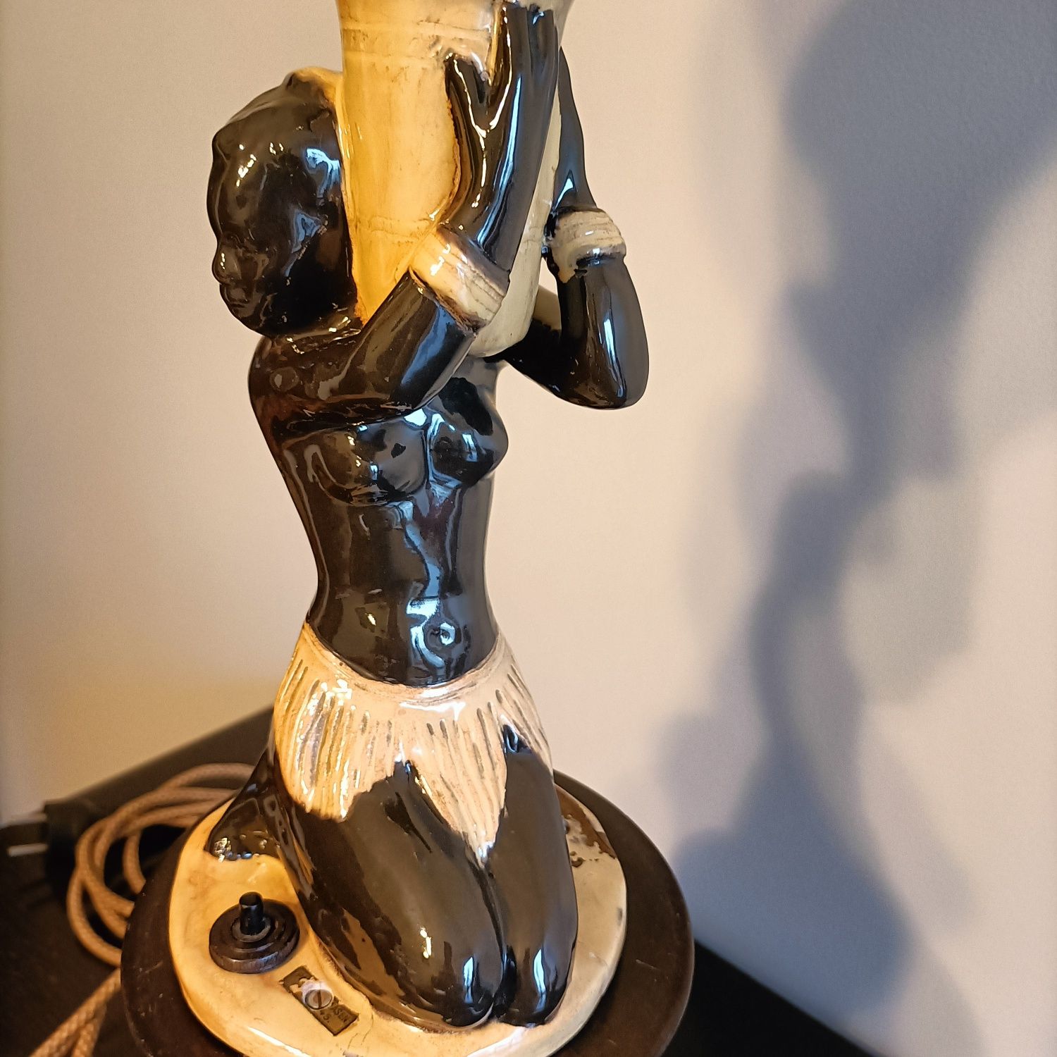 Stara, duża lampa - art deco, vintage, PRL, retro,bauhaus , antyk,loft