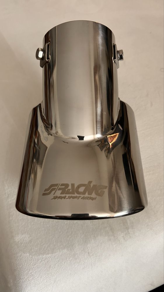 Ponteira escape , inox