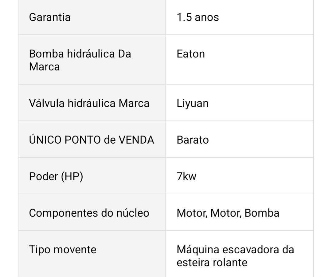 Mini escavadeira landward nova sem uso com garantia 7000€ com iva incl