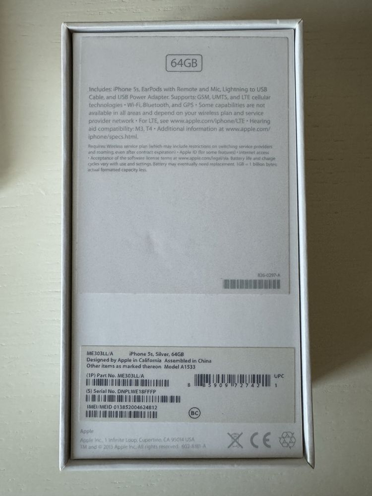 iPhone 5S 64Gb робочий