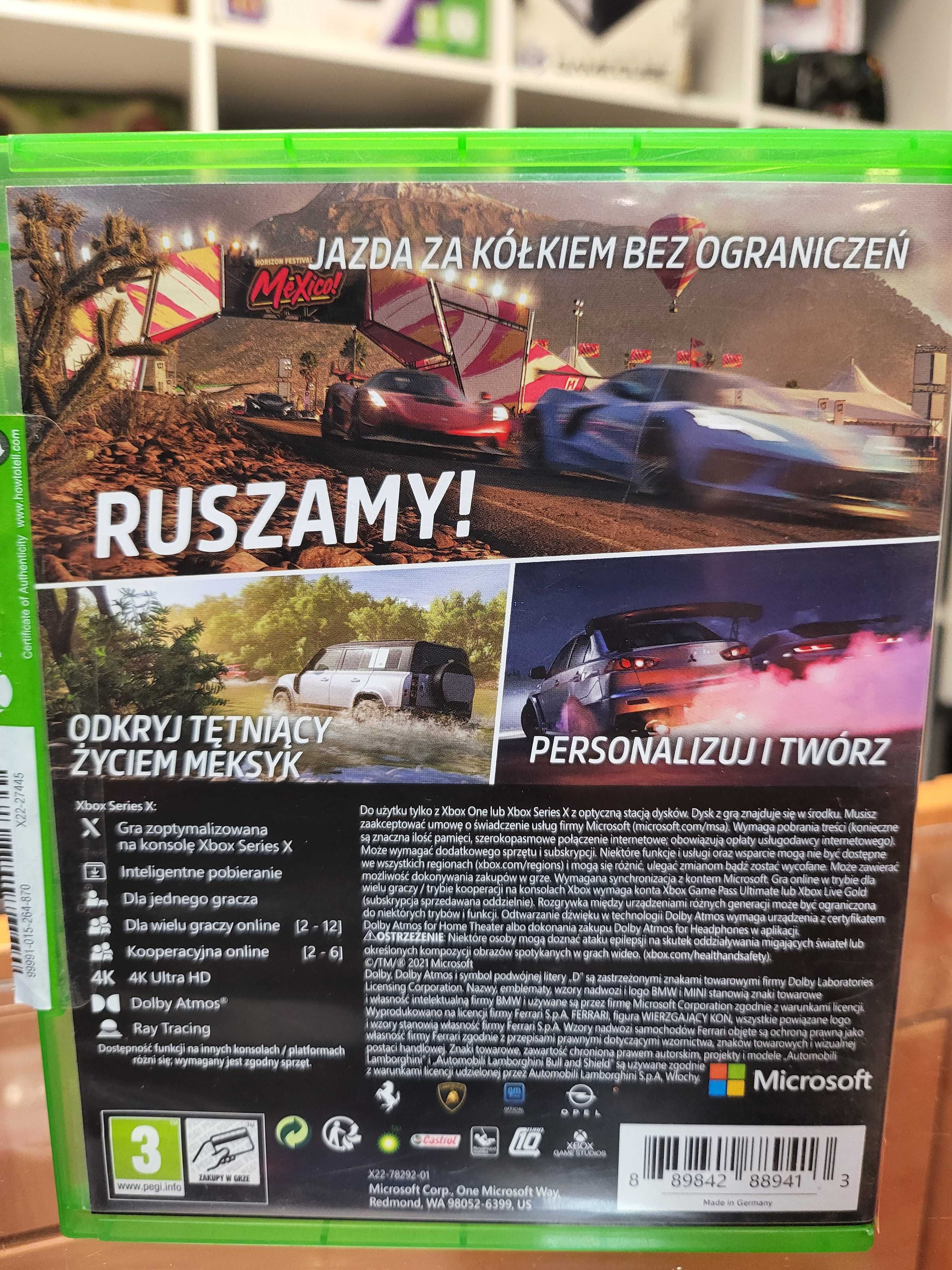 FORZA HORIZON 5 Xbox One Series X PL Wymiana SklepRetroWWA