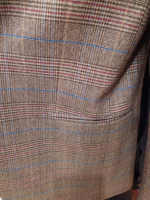 Піджак чоловічий фірма Арбер, напівшерсть, клітинка