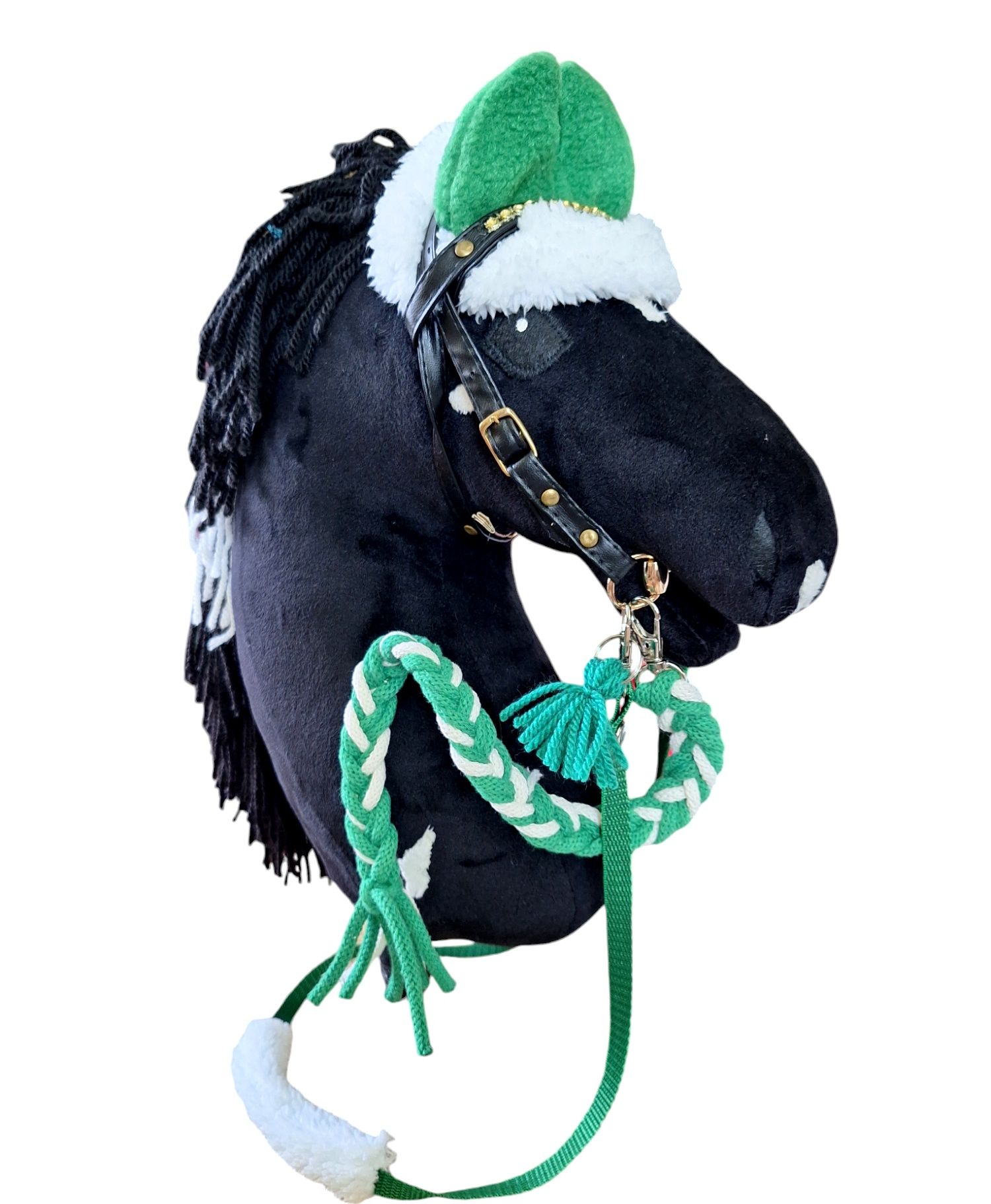 Nauszniki z futerkiem dla Hobby horse ,uwiąz,wodze-kolory-format a3-a4