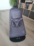 Leżaczek babybjorn bliss mesh antracyt grafit