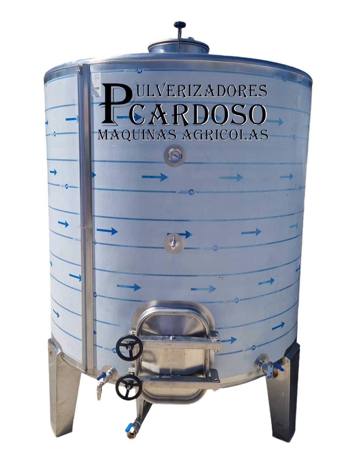 Cuba Inox Fermentação Vinho 3000 Litros 2 Portas