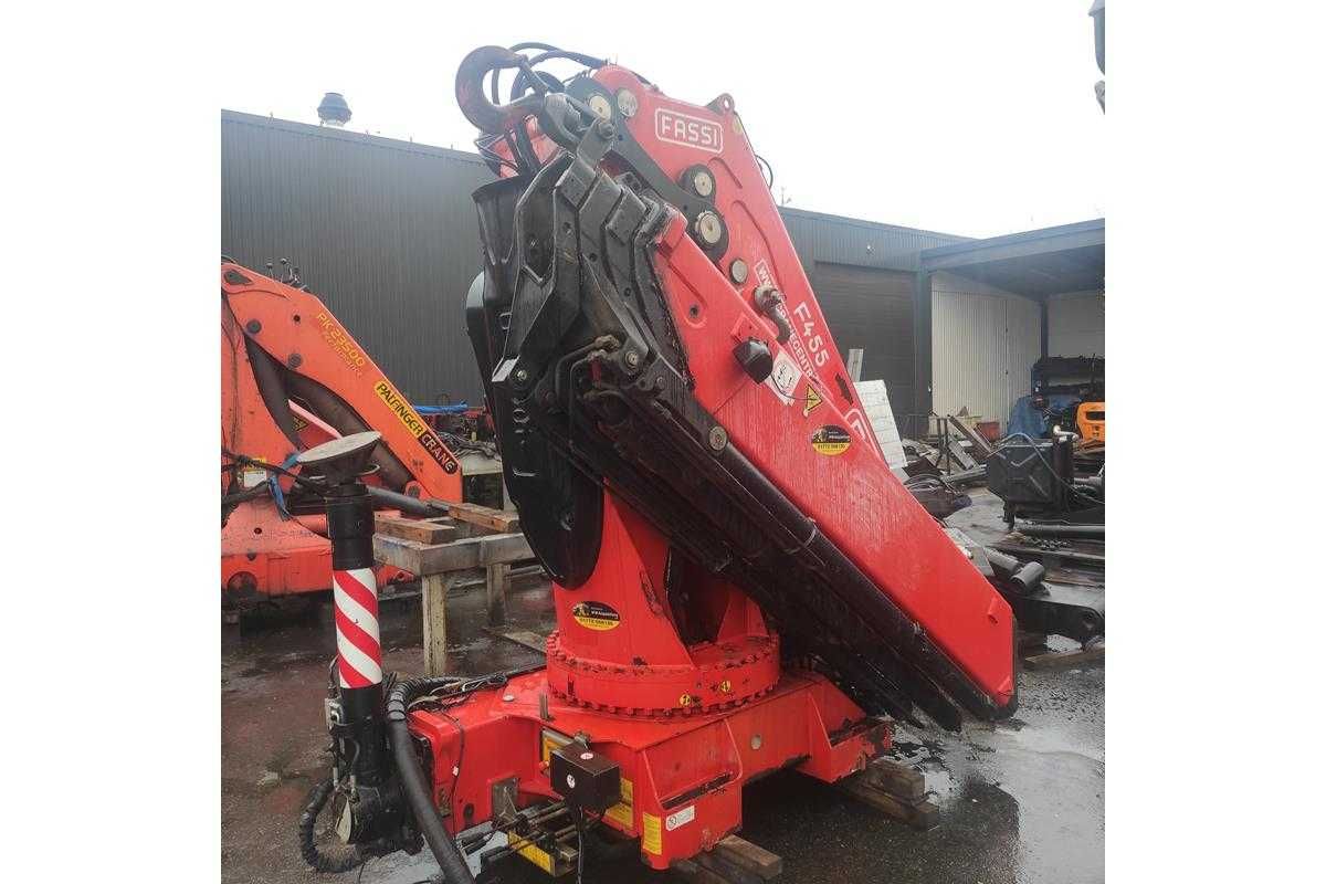 hds manipulator fassi f455 duży hiab palfinger pm terex