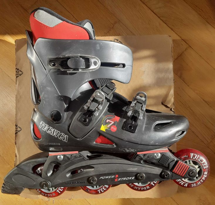 Ковзани роликові Tecnica Power Stroke PS 7 р.28.0 Італія ролики коньки