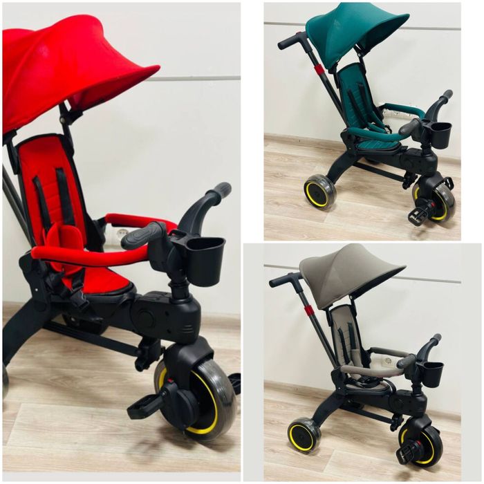 Беговел,велосипед Tri-cycle 7in1 трансформер с 1,5 до 5 лет,разн цвета