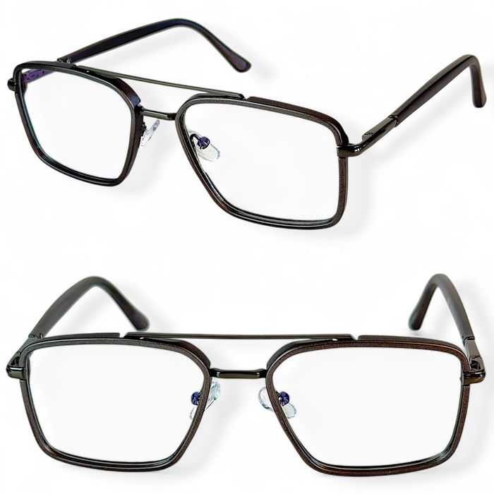 Okulary Unisex Awiator Do Komputera Blue Light Oprawki TR90 Metal