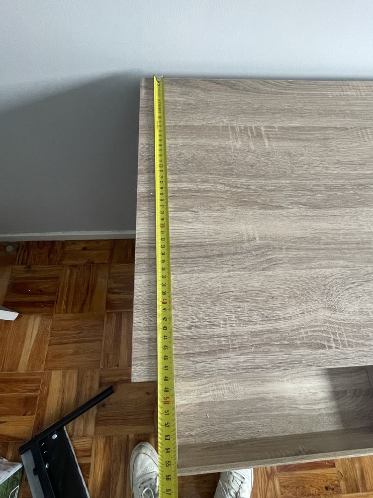 Comoda castanha de 3 gavetas