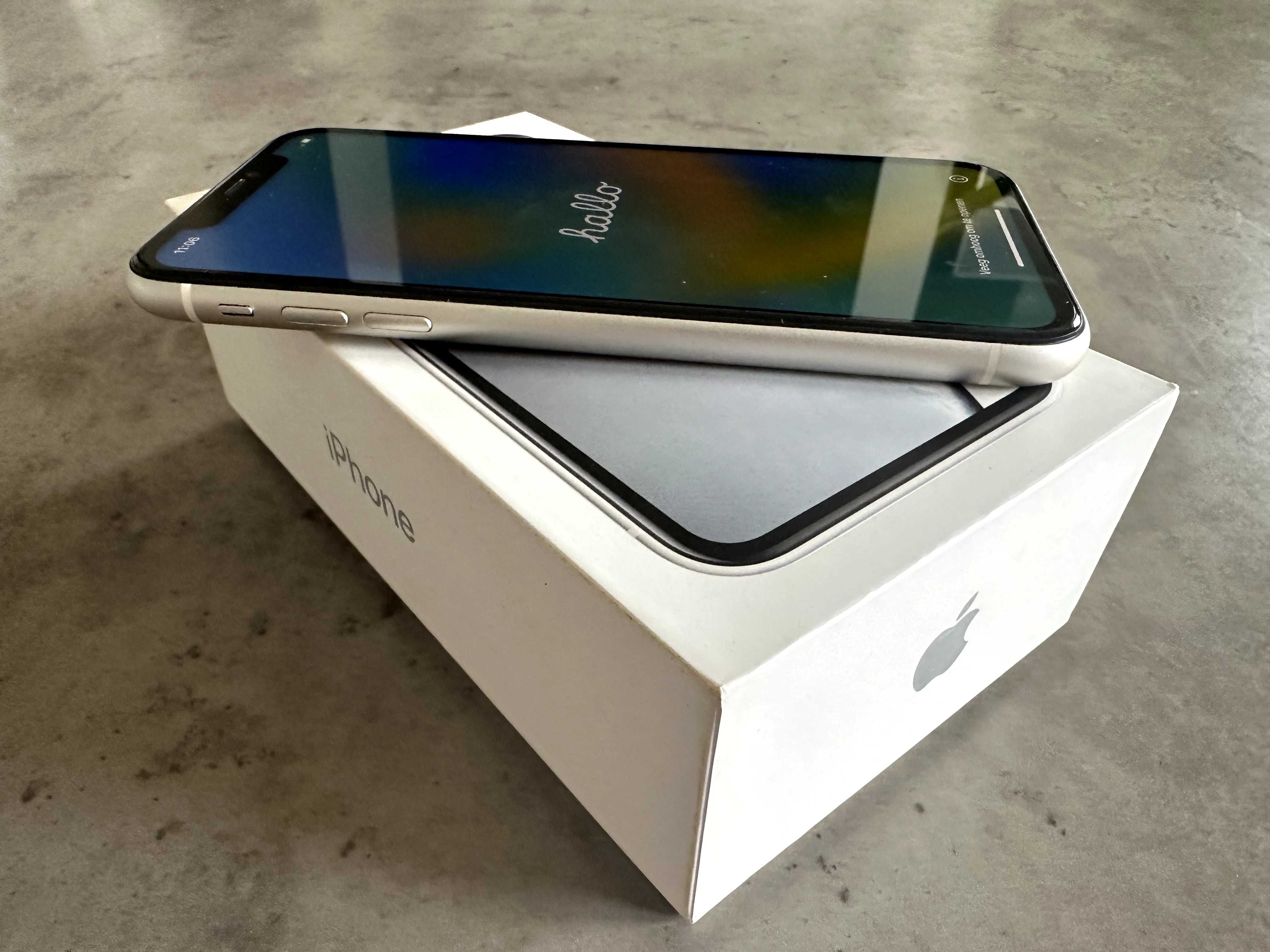 Iphone XR Biały 64GB IDEALNY Pudełko Ładowarka