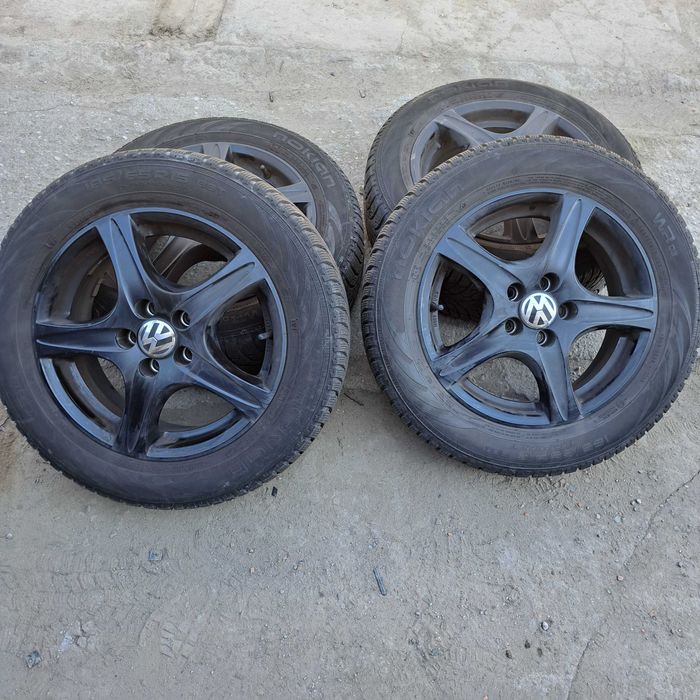 4x koła Aluminiowe VW SEAT RONAL 15" CALI 5x100 ET38 185/65R15 ZIMOWE