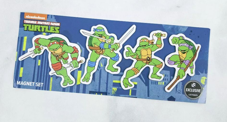 Vários ímanes para frigorífico (super mario, tartarugas ninja)
