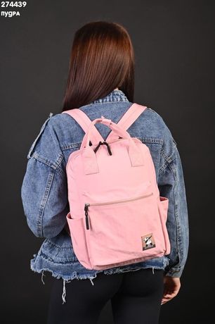 Рюкзак розовый в школу