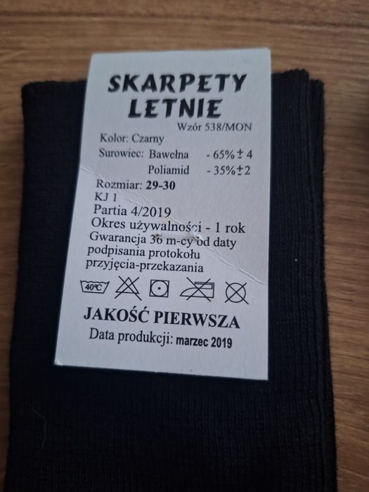 Skarpety letniej 4 pary