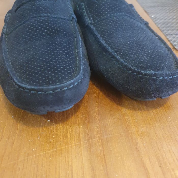 Мокасіни замшеві Італія чорні