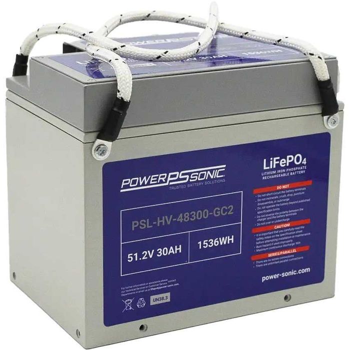 Акумулятори PowerSonic 48V 30Ah LiFePO4 51,2V 1536Wh