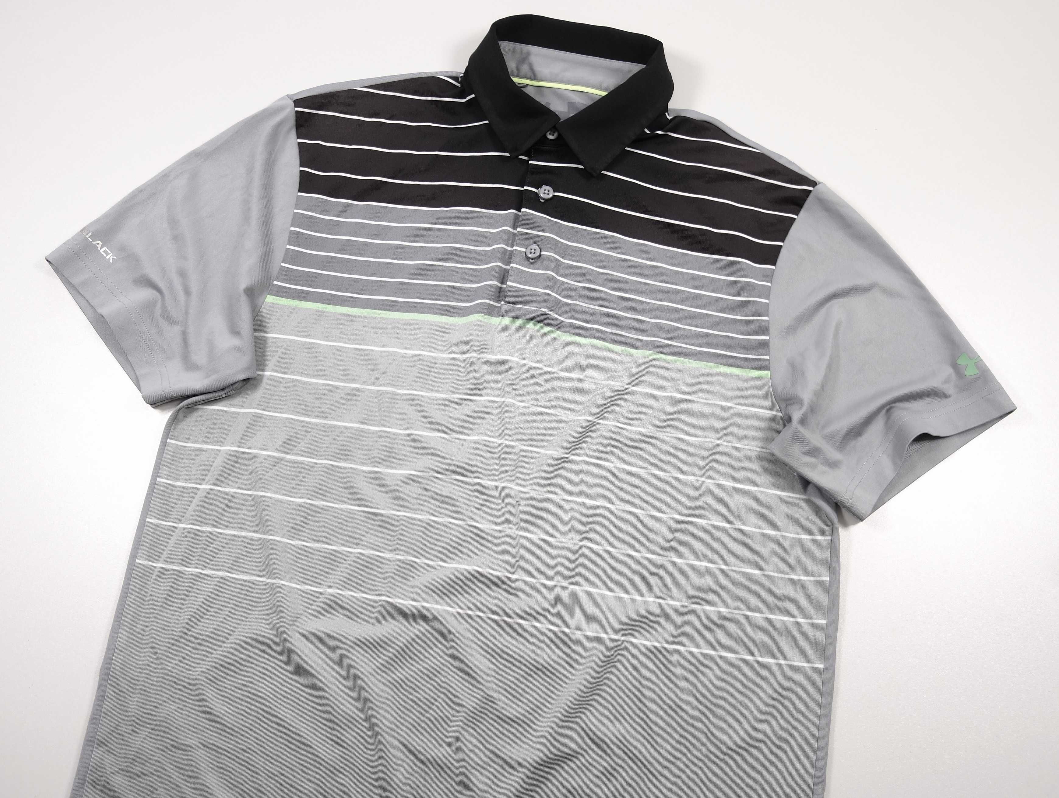 Under Armour Coldblack Hammer Stripe Polo Męska Koszulka Polo M