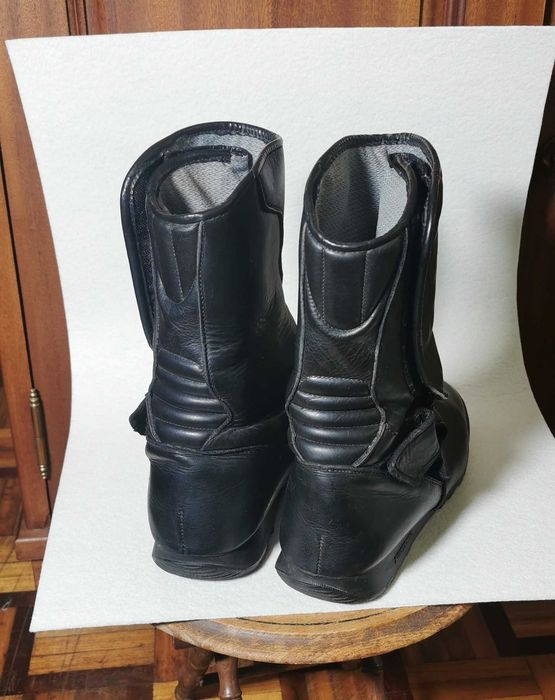 Botas de motociclista em pele T:40