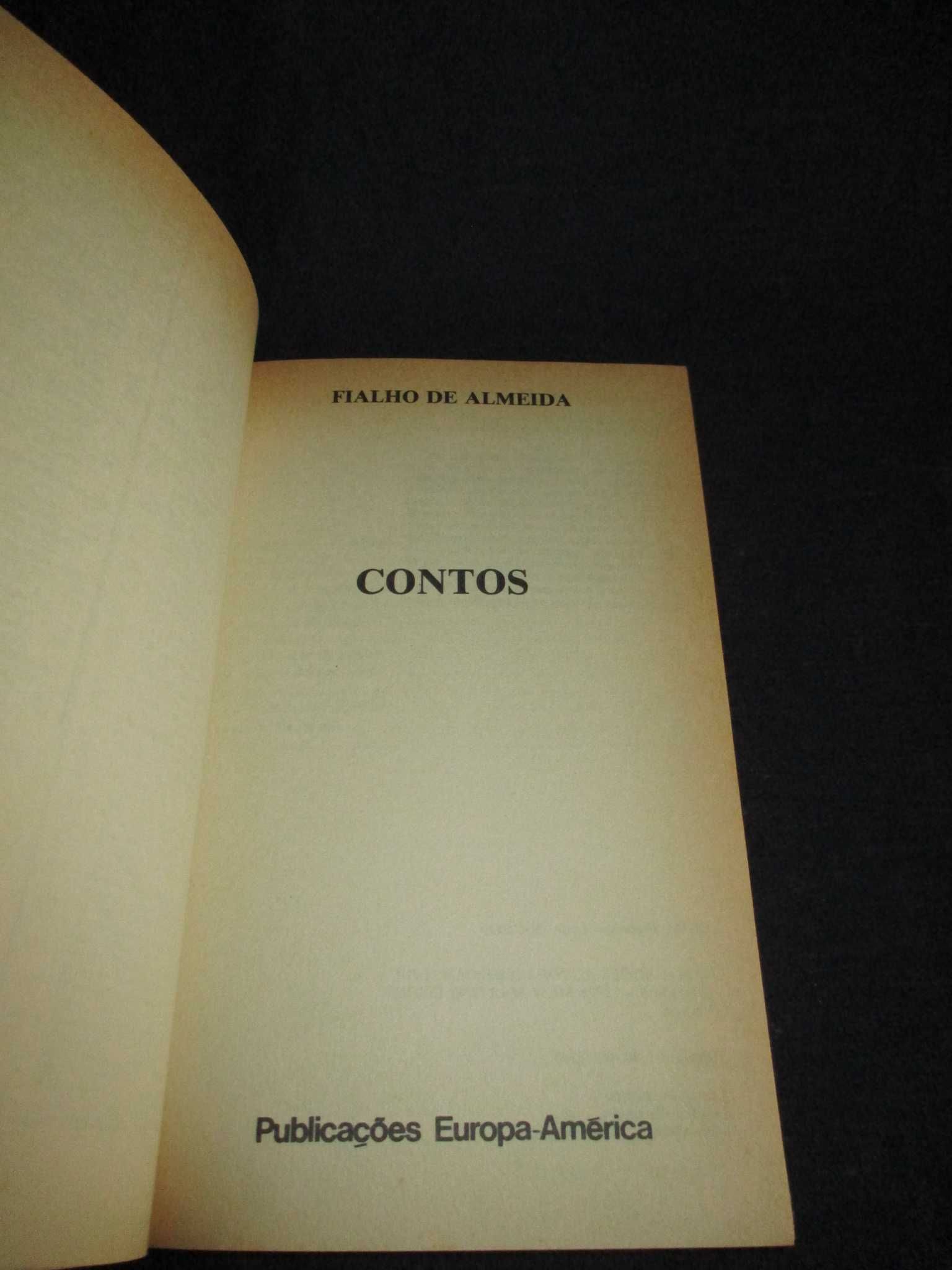 Livro Contos Fialho de Almeida Livros de Bolso Europa-América