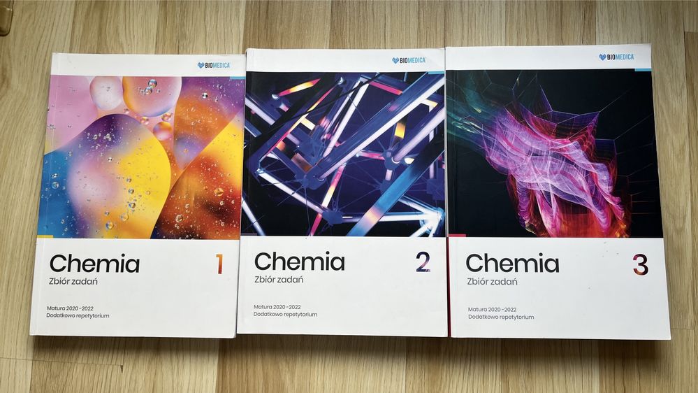 Biomedica chemia cz 1, 2 i 3 zbiór zadań