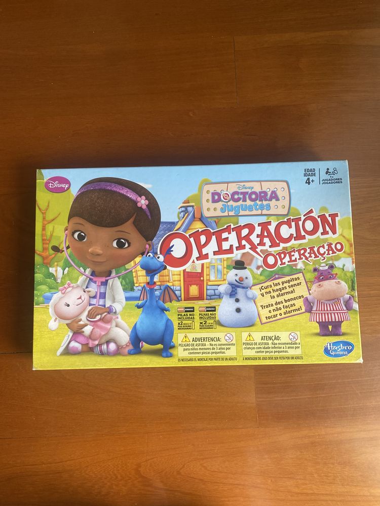 Jogo operação doutora brinquedos Disney