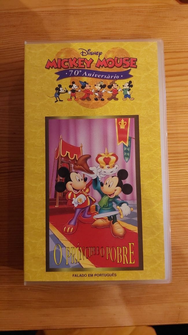 Cassetes VHS Mickey Mouse - 70º aniversário Várias