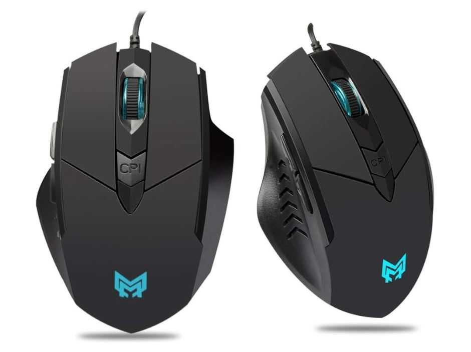 Mysz do gier przewodowa ergonomiczna RGB 6 przycisków gaming