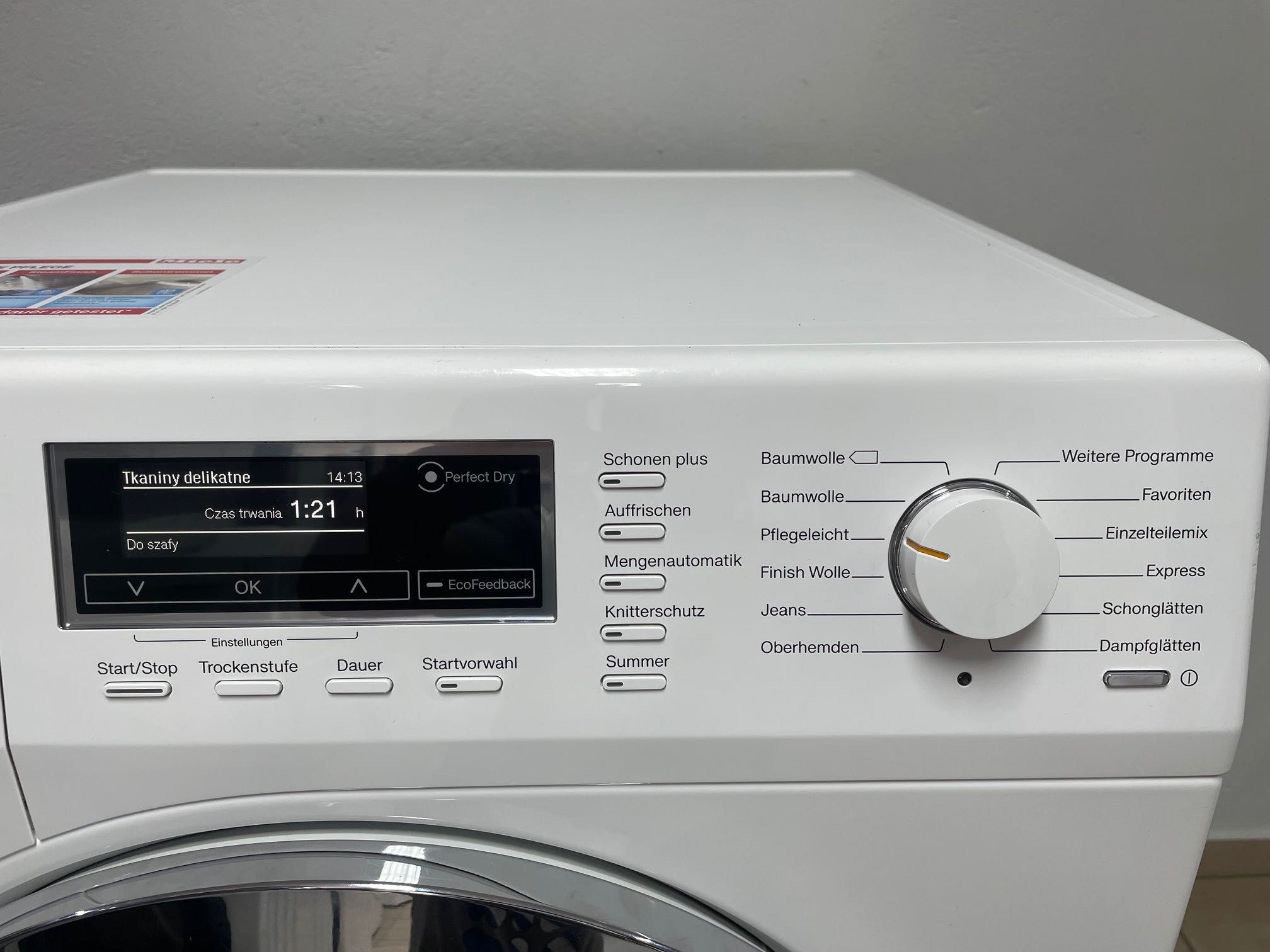 Suszarka Miele Pompa Ciepła TKR 850 WP 9kg GW